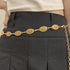 Retro National Style Carved Ancient Gold And Silver Metal Waist Chain Sexy Elegant Women's Dress Senior Sense Decorative Belt - O Retalho