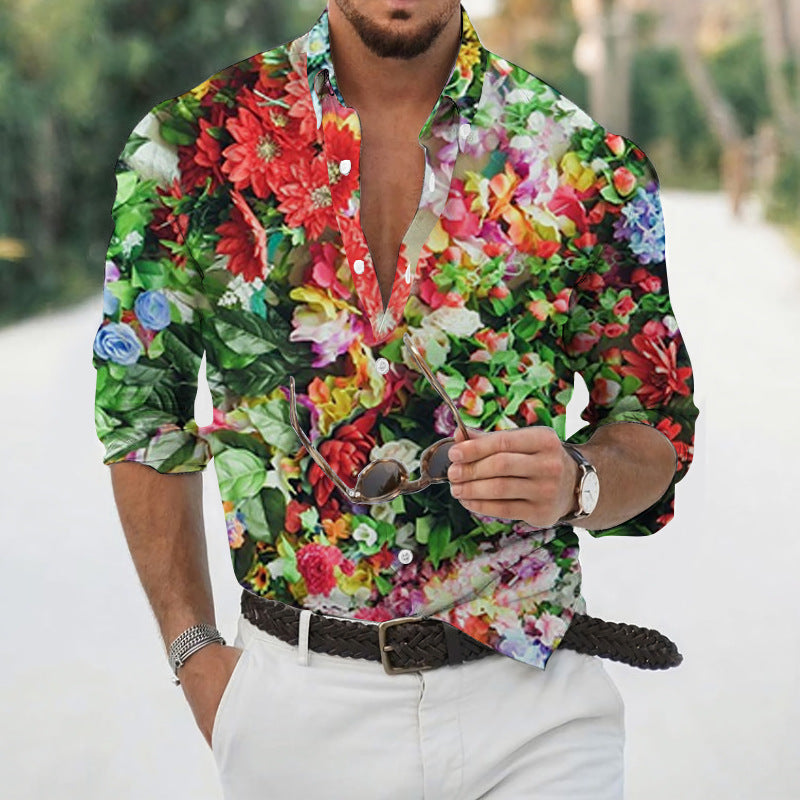 🌊Camisa Tropical Masculina Retrô - O Retalho