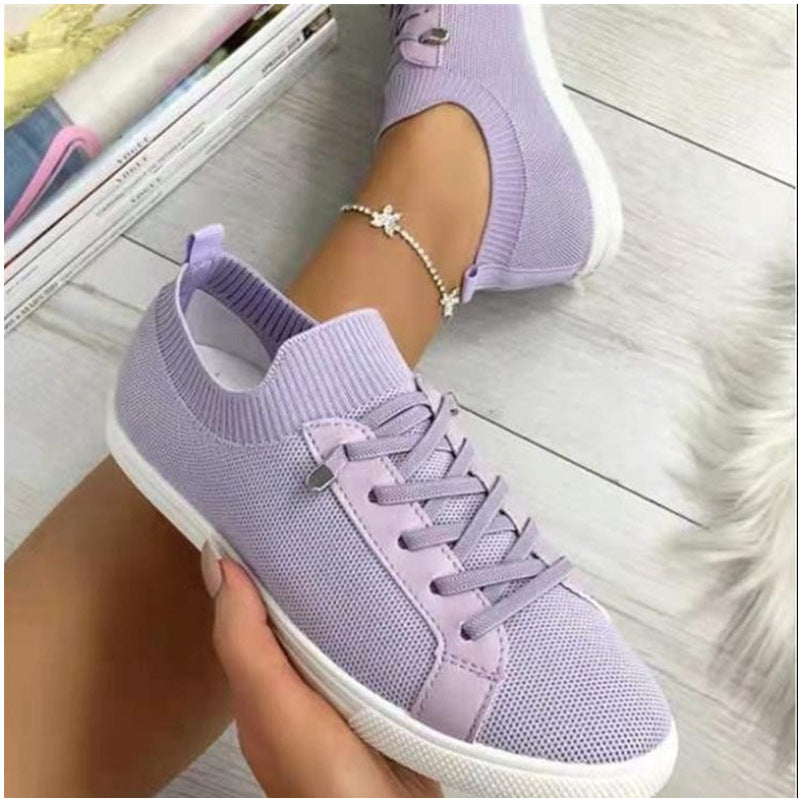 Sapatos Casuais Femininos com Bico Redondo - O Retalho