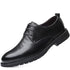 Sapatos formais de couro de primeira camada para homens - O Retalho