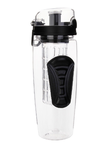 Garrafa de Água de 1000 ml Livre de BPA com Infusor de Frutas de Plástico - O Retalho