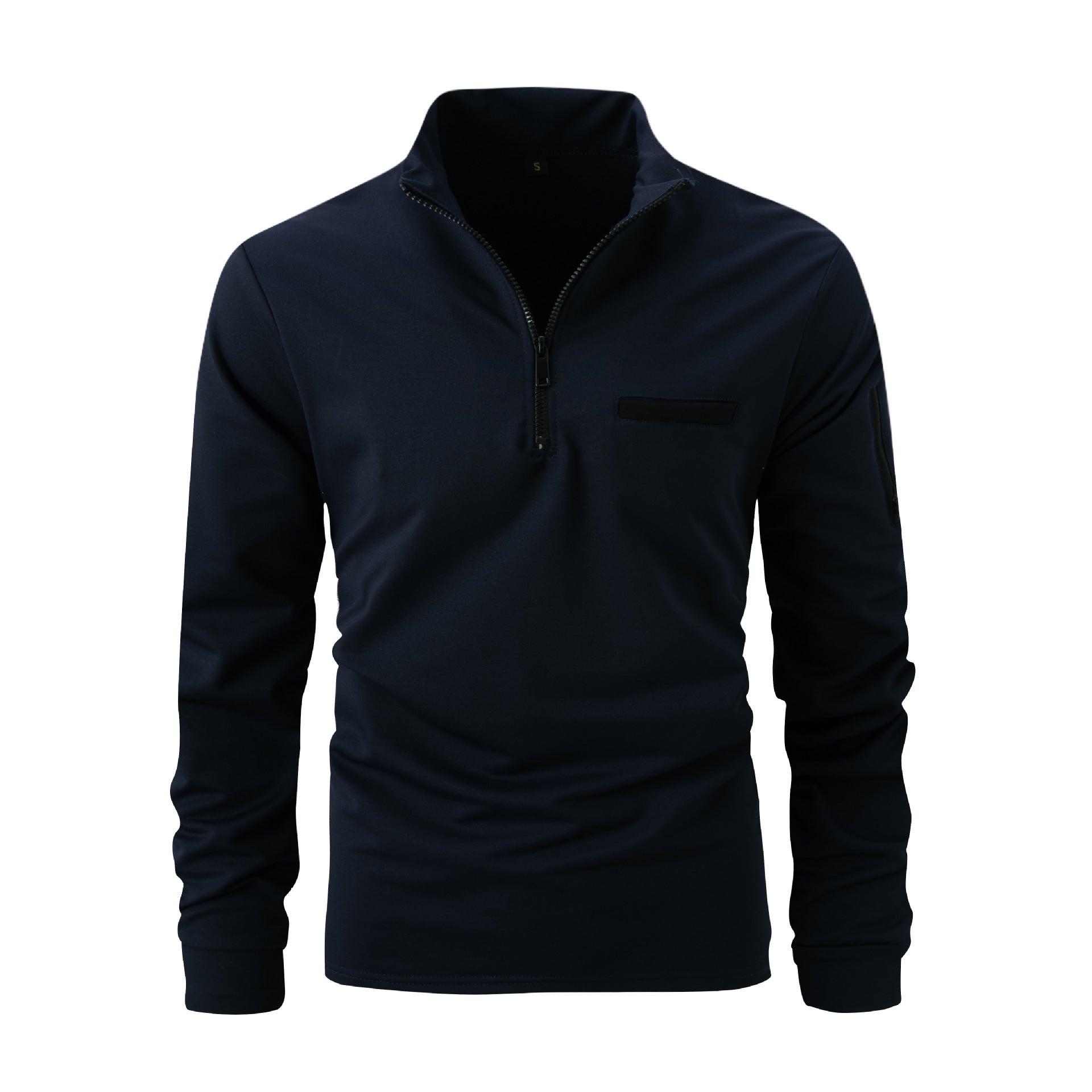 Men's Fashion Sports POLO Zipper Sweatshirt - O Retalho