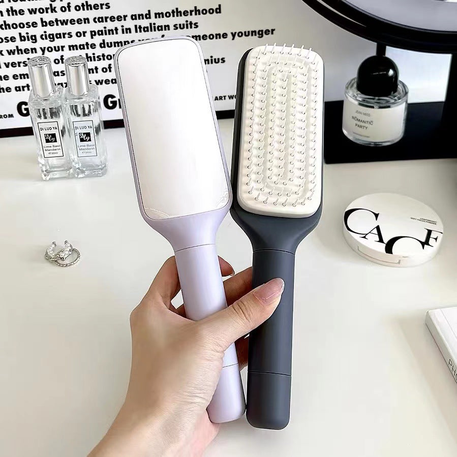 Self Cleaning Hair Brush Retractable Anti-static Scalp Massage Promote Air Cushion Combs For Women Hair Care - O Retalho