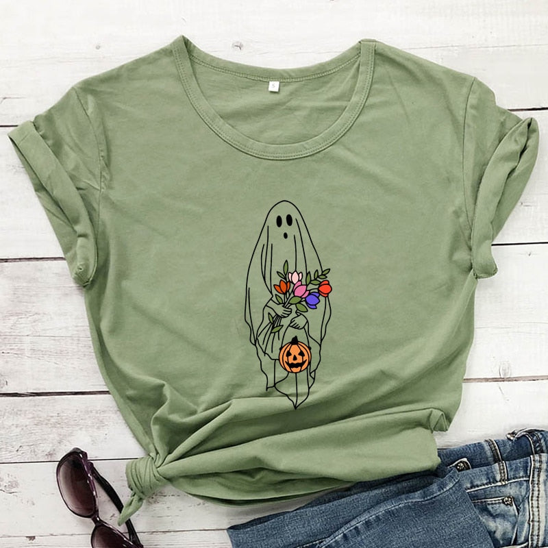 Blusa de Manga Curta com Estampa - O Retalho