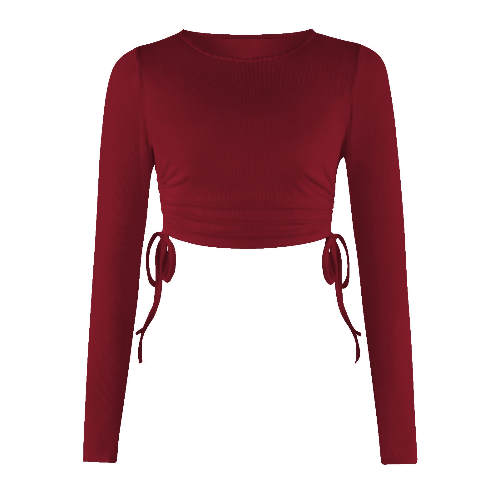 Crop Top Gola Redonda Manga Longa - O Retalho