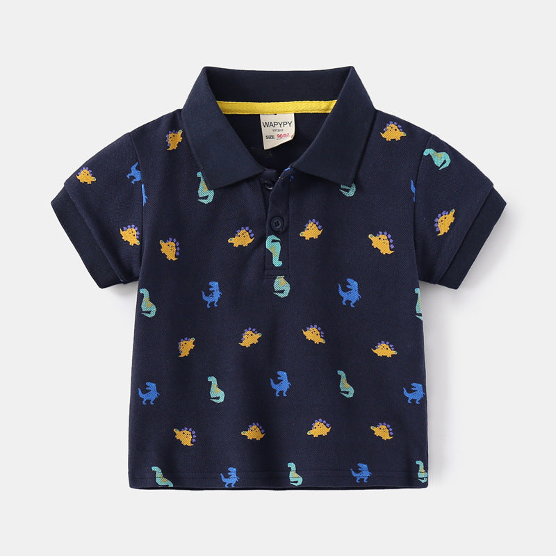 Camisa Polo Infantil Com Mangas Curtas - O Retalho