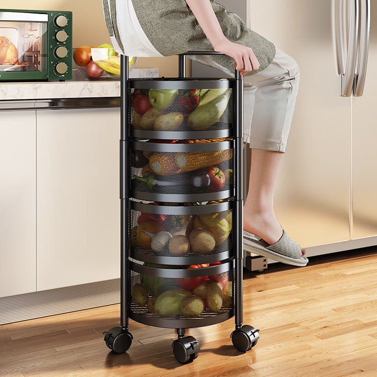 Cesto de Armazenamento Multi-camadas para Cozinha