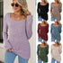 Blusa manga longa casual - O Retalho