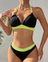 Color Matching Split Swimsuit Women's Triangle Suit