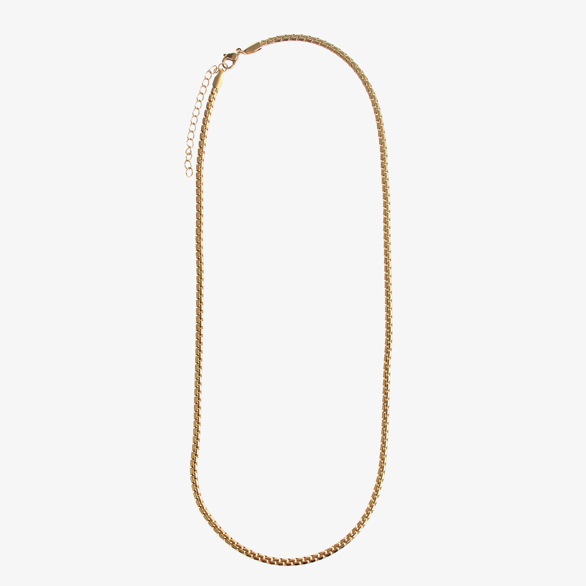Colar masculino de aço inoxidável e elegante - O Retalho