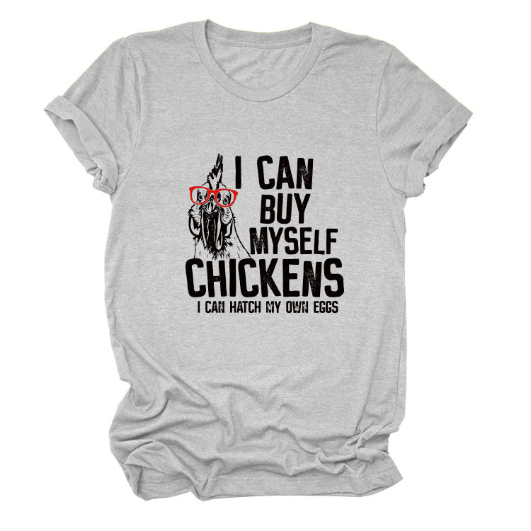 Printed Loose Short-sleeved T-shirt - O Retalho