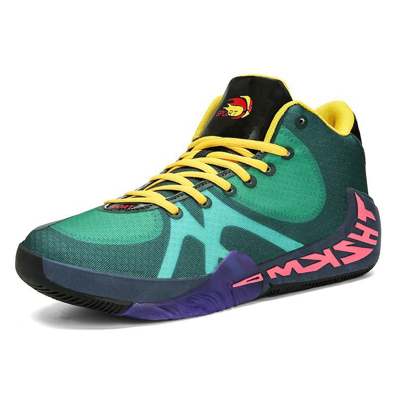 tênis de basquete feminino com estampa de grafite - O Retalho