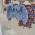 Korean New Girls' Fashion Sweet Denim Clothes - O Retalho