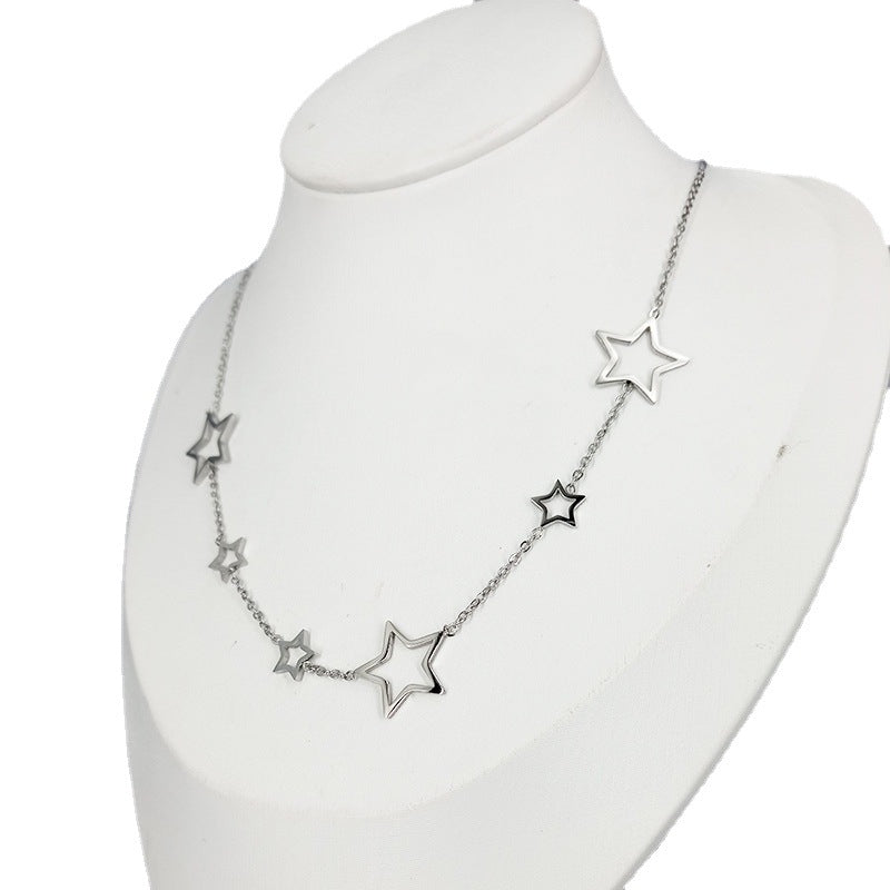 Colar Para Mulheres Design de Estrelas - O Retalho