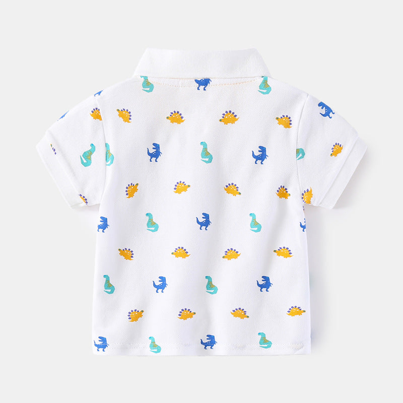 Camisa Polo Infantil Com Mangas Curtas - O Retalho
