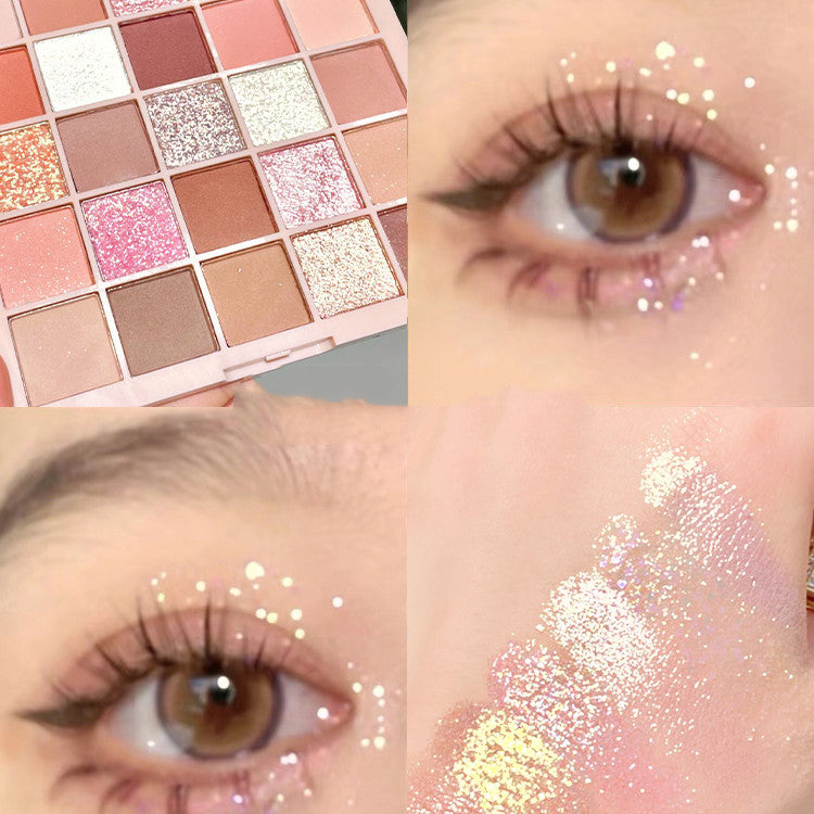 Paleta de Sombras Multi-Cores Sintéticas Fosco Perolada - O Retalho