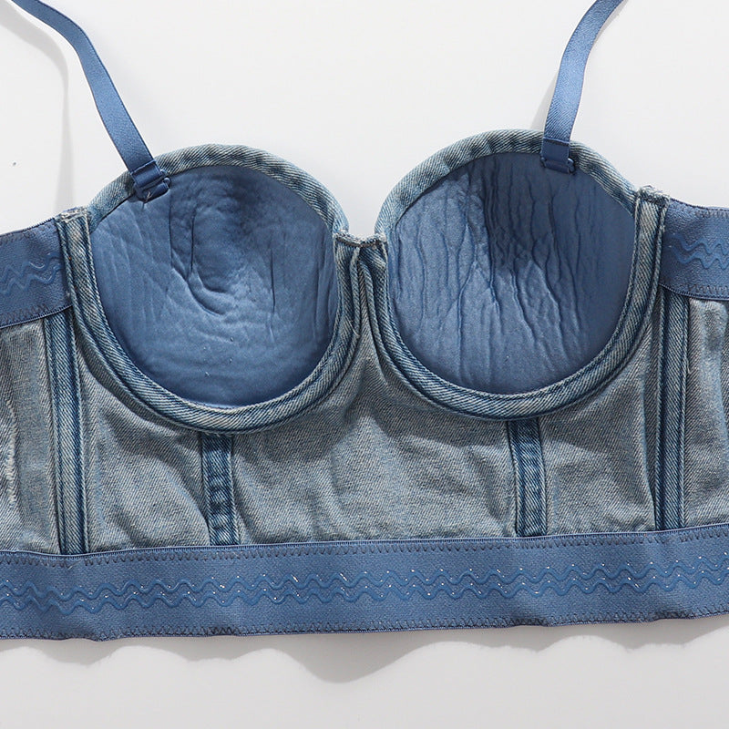 Top de ganga jeans - O Retalho