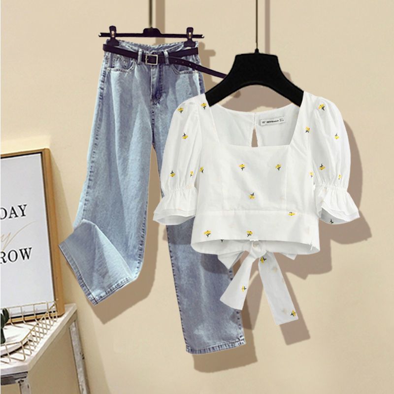 Blusa com Bordado Floral - O Retalho