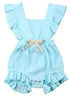 Vestido de bebê com laço e manga - O Retalho