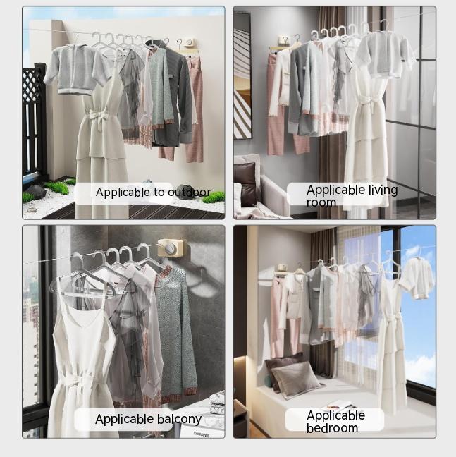 Estendal Retrátil Invisível para Roupa - O Retalho