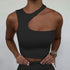 Crop top Ombro Cavando Irregular - O Retalho