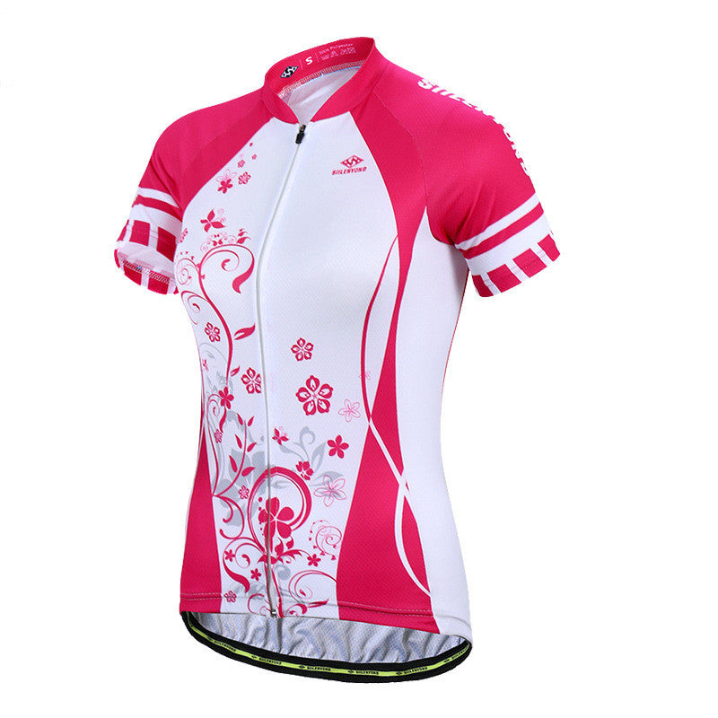 Conjunto de Roupa para Ciclismo com Manga Curta - Estilo Casual para Mulheres Ciclistas - O Retalho