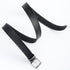 Men's And Women's Belts Simple Casual Retro Belt Metal Square Silver Button-head Fashion Collocation - O Retalho