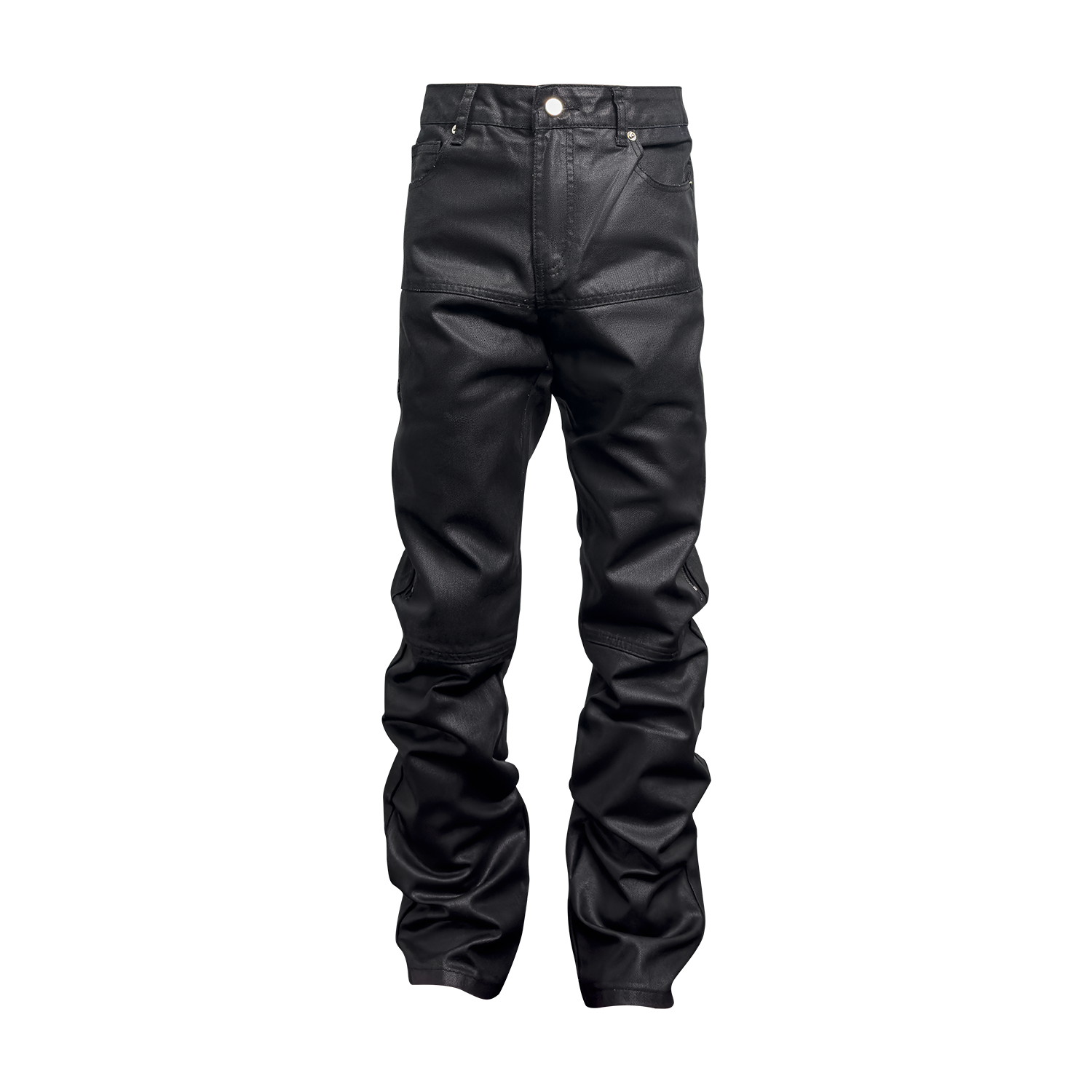 Calça Jeans Designer Zip Black Roxed - Elegância e Estilo Moderno - O Retalho