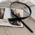 Thin Belt With Suit Coat Knot Decoration - O Retalho