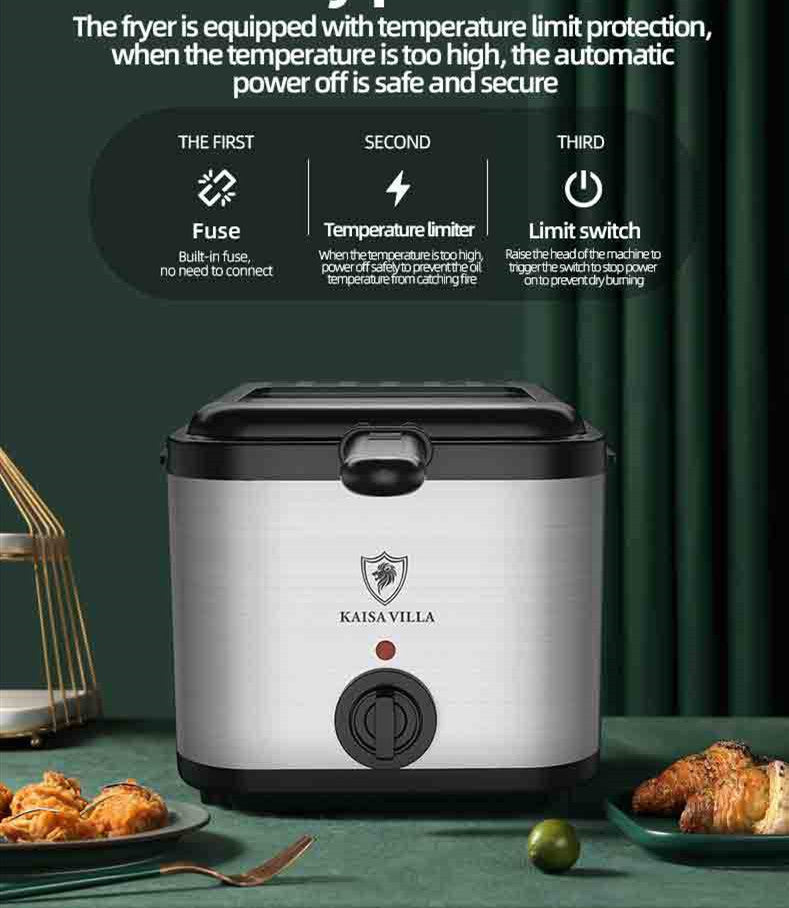 Visual Multifunctional Electric Air Fryer Skewer French Fries Machine - O Retalho