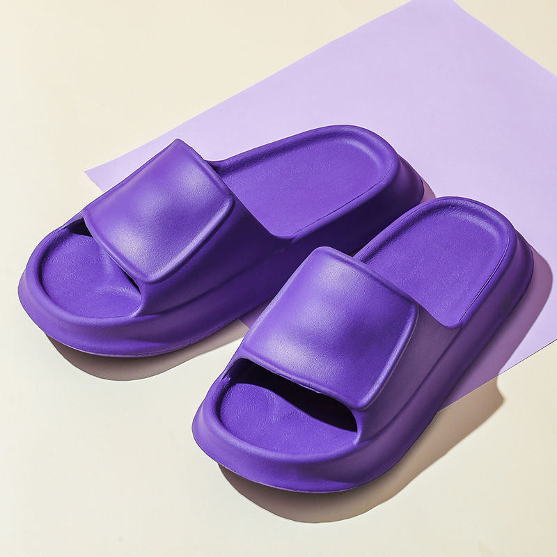 Chinelos macios EVA Home Shoes para mulheres e homens chinelos de banheiro antiderrapantes - O Retalho