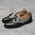 Sapatos casuais britânicos versáteis de couro para homens - O Retalho