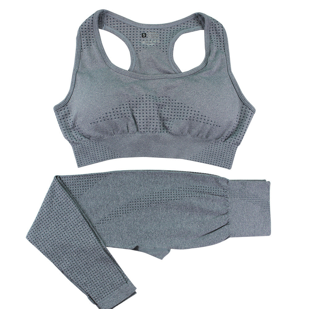 Conjunto Leggings de Cintura Alta e Top Crop Fitness Esportivo - O Retalho