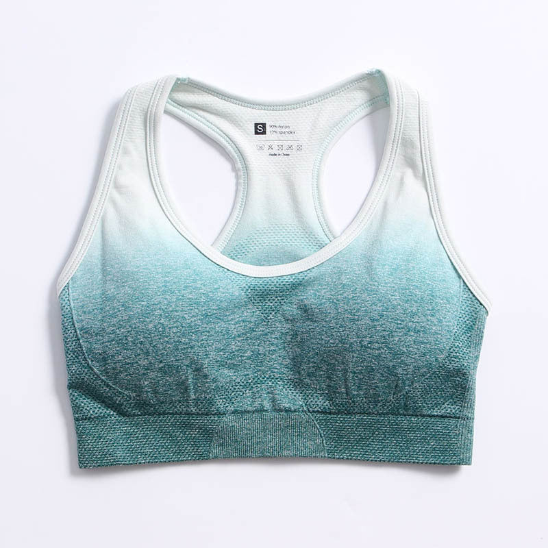 Conjunto de Roupas de Yoga Esportiva com Elástico e Gradiente para Mulheres: Conforto e Estilo para Seus Exercícios - O Retalho