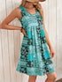 vestido curto com estampa na moda de Verão - O Retalho
