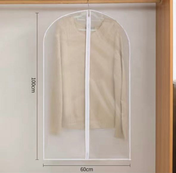 Bolsa Transparente Protetora à Prova d'Água e Poeira para Roupas
