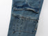 Calças jeans de perna reta com bolso de carga - O Retalho