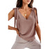 Blusa com alças em laços com decote em V - O Retalho