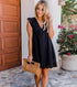 Vestidos de renda com bolso, sem mangas - O Retalho