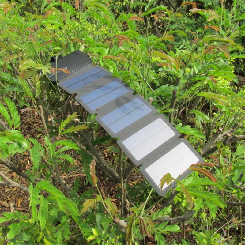 Carregador solar portátil com saída USB 5V 2.1A