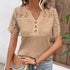 Camiseta De Lycra Com Decote Em V - O Retalho