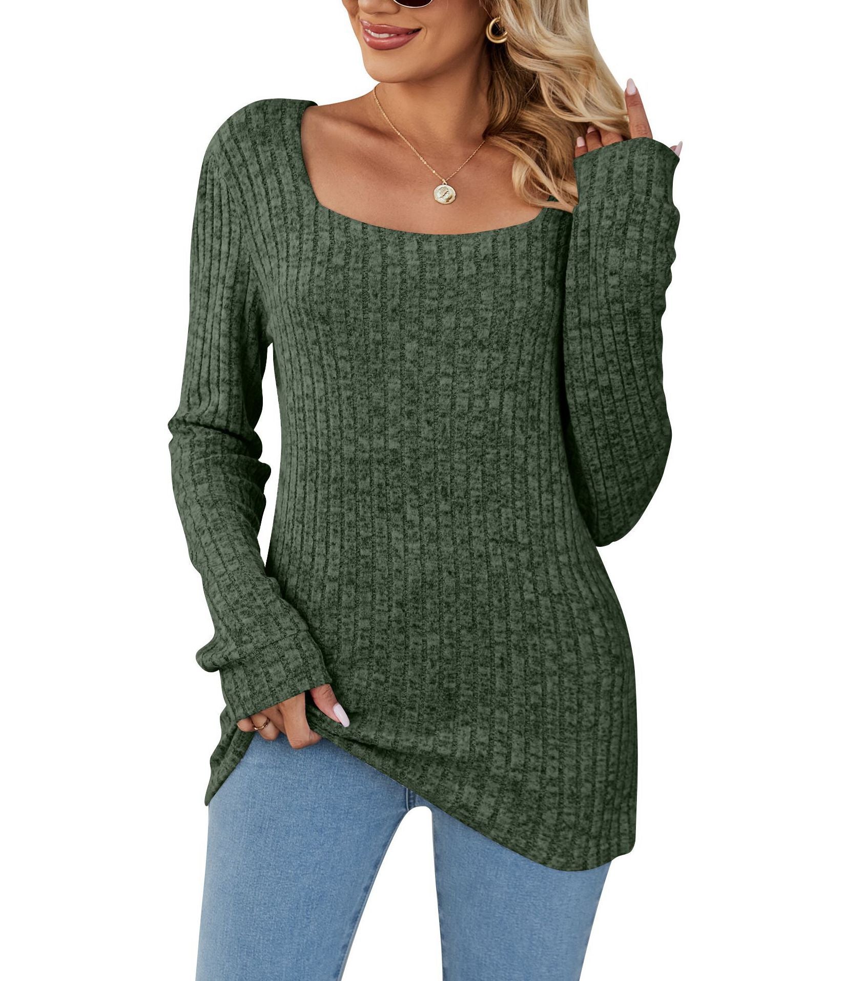 Blusa manga longa casual - O Retalho