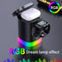 3 In 1 Magnetic Wireless Fast Charger For Smart Phone RGB Ambient Light Charging Station For Airpods IWatch - O Retalho