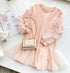vestido suéter elegante infantil - O Retalho