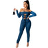 Macacão Jeans de Alça Única para Mulheres - O Retalho