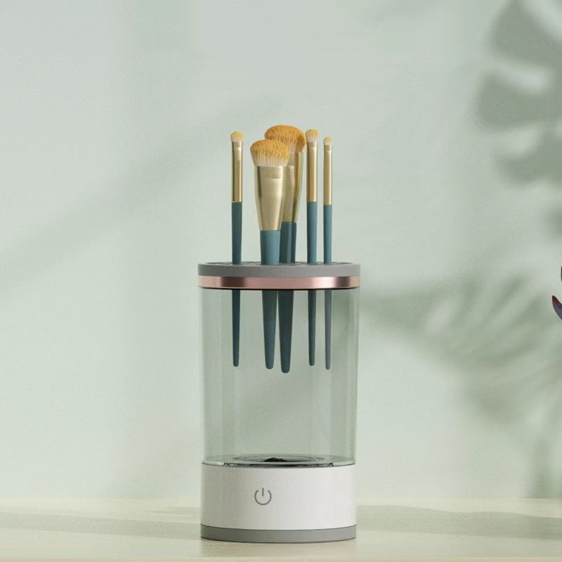 Máquina de limpeza de pincéis para sombras, eléctrica portátil com carregamento USB