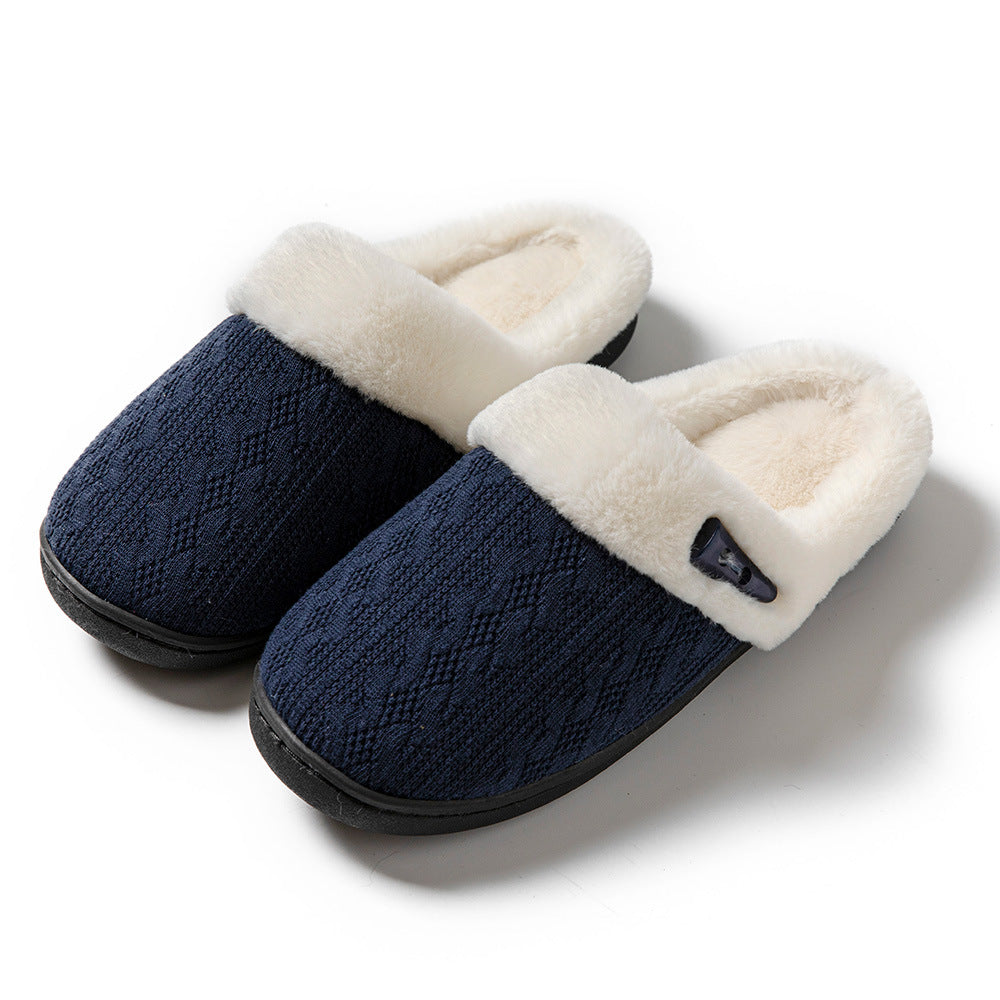 Chinelos de algodão de inverno quente - O Retalho