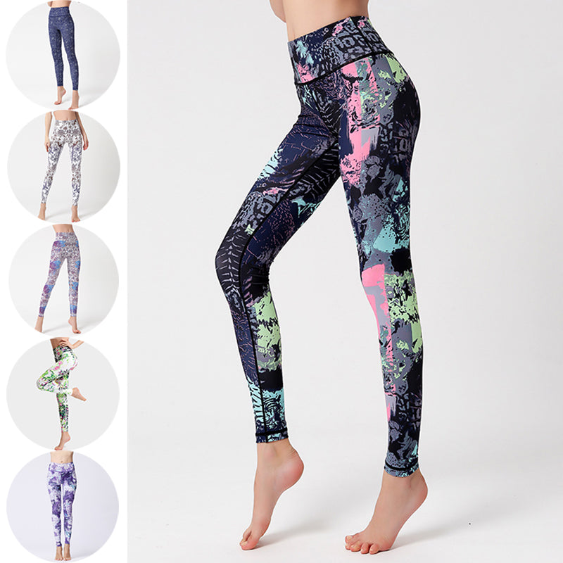 Leggings Tie Dye Fashion para Mulheres: Estilo e Desempenho para Suas Práticas de Fitness - O Retalho