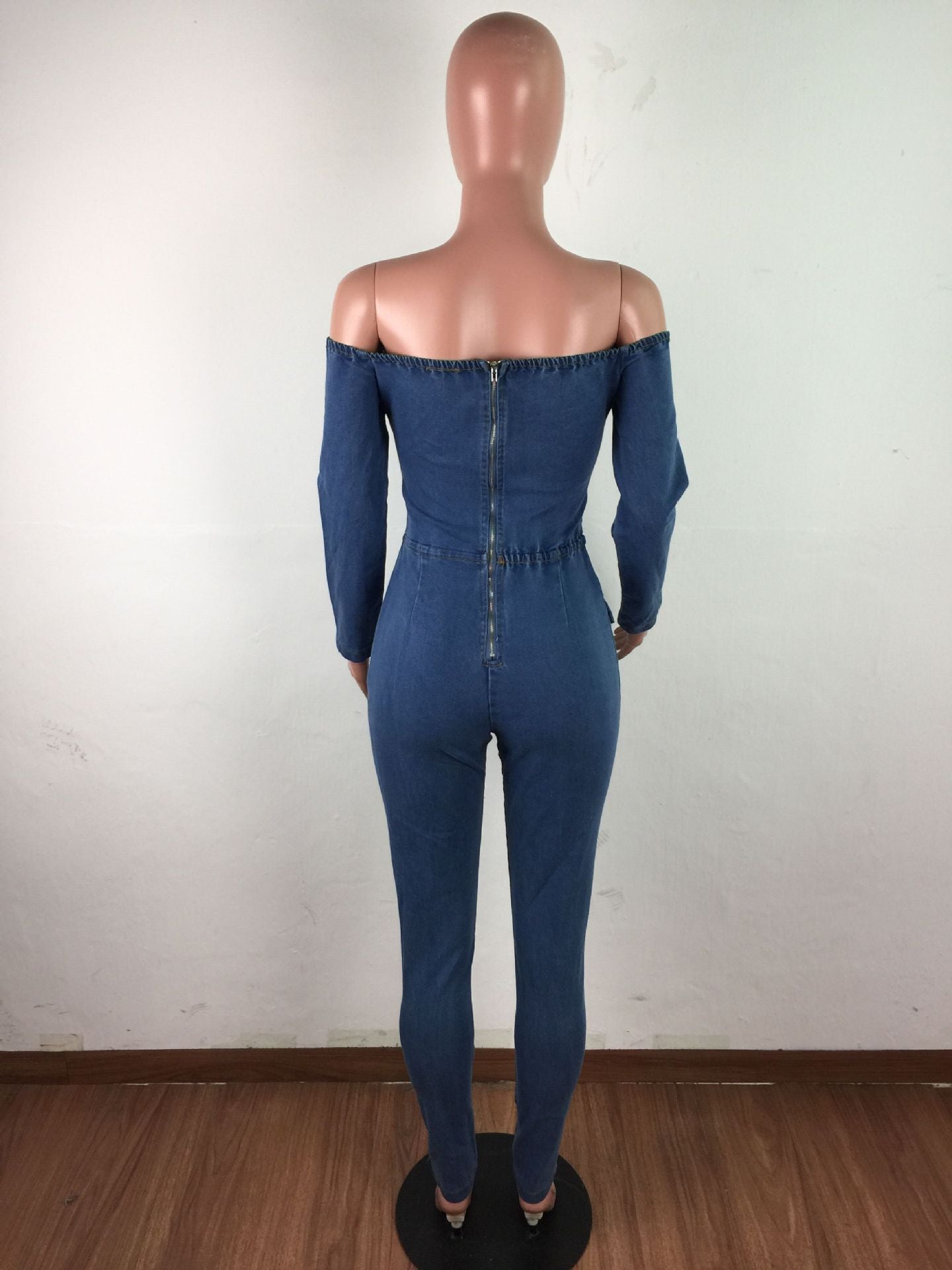 Macacão Jeans de Alça Única para Mulheres - O Retalho