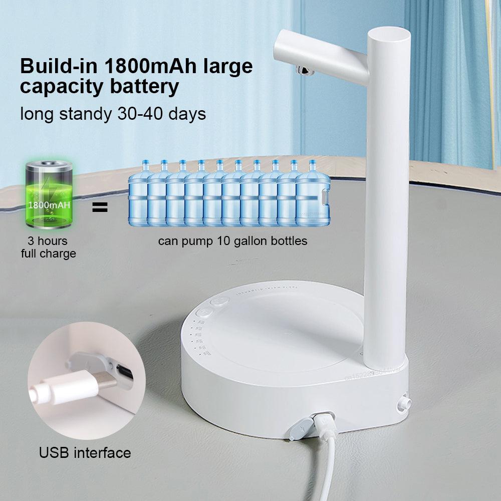 Dispensador de mesa elétrico galão de água bomba automática garrafa de água dispensador de bomba de água recarregável - O Retalho